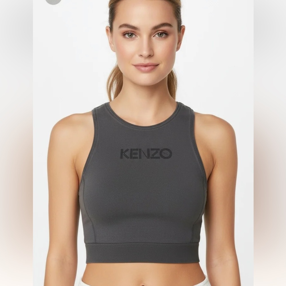 KENZO | Logo Cotton Crop Top Sz M
